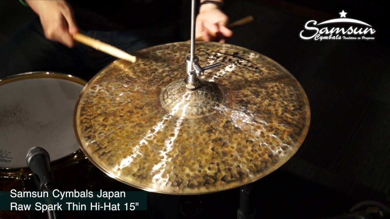 Samsun Cymbals Japan Raw Spark Thin HiHat 15" YouTube