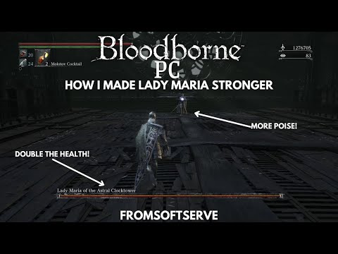 I made Lady Maria stronger in Bloodborne PC and here's how (and why!)