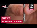 Dynaplus testcenter  starttest the starting speed of screws
