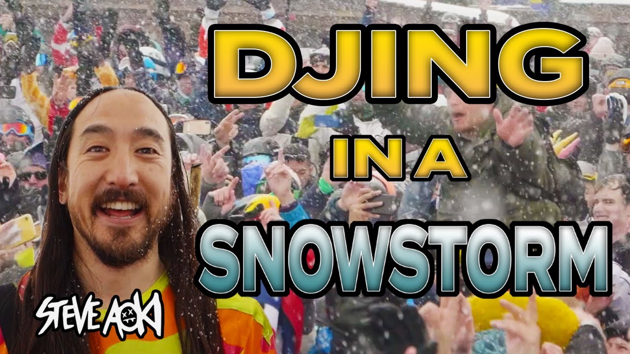 Steve Aoki DJs in a Snowstorm – This Show Got Wild! - YouTube