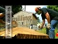 Chainsaw Milling a Walnut Tree Chainsaw Milling a Walnut Tree