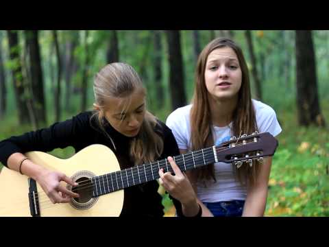 Жуки - батарейка acoustic guitar cover by Алёнка Захарова