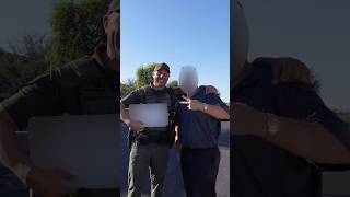 Getting pulled over was his DREAM