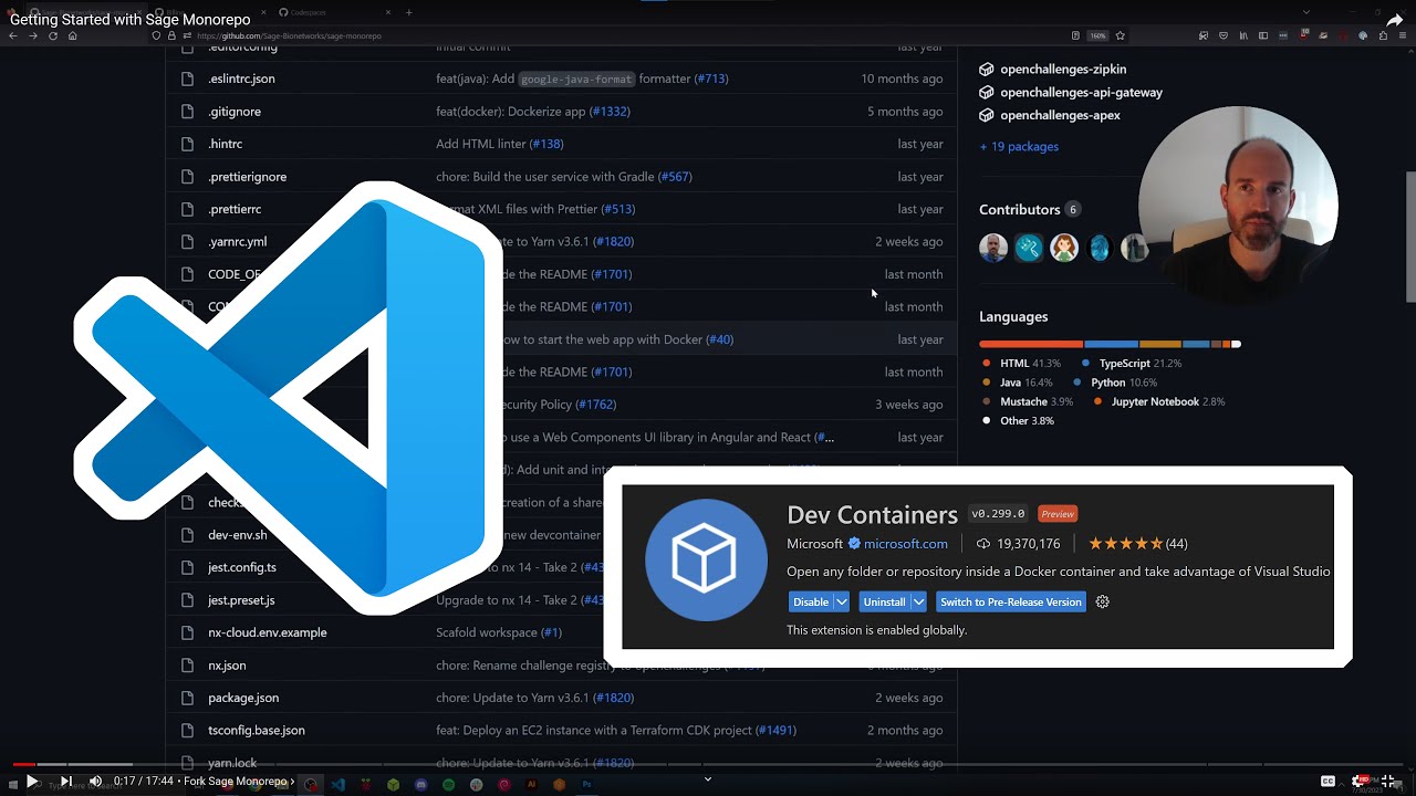 Getting Started with Sage Monorepo, Dev Container, GitHub Codespaces ...