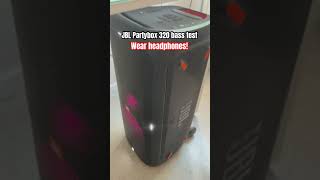 JBL Partybox 320 bass test #shorts Wealth
