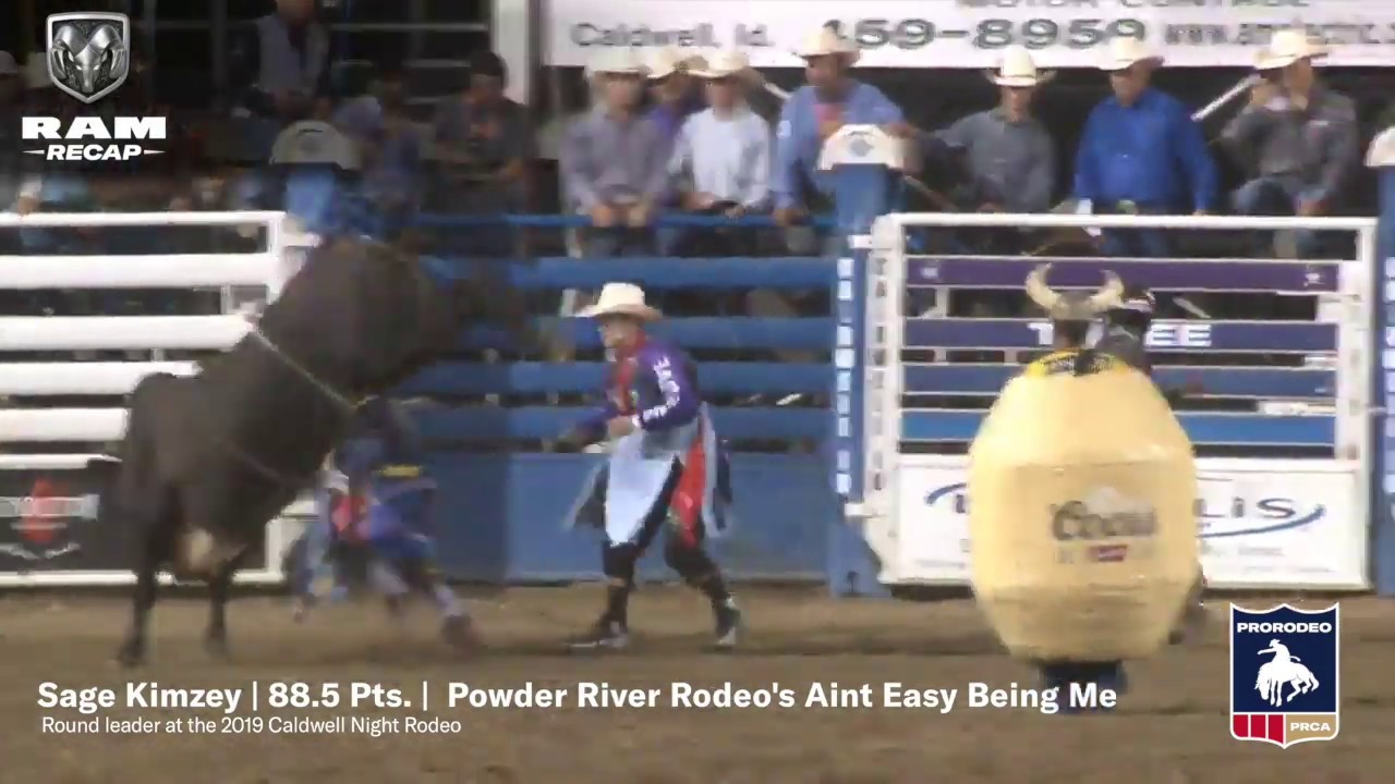 Powder River Rodeo Sage Kimzey | 88.5 | Powder River Rodeo's Aint Easy Being Me - YouTube