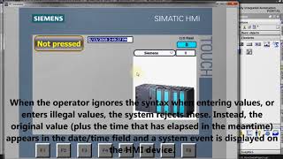 HMI programming tutorial TIA Portal - 4. Elements : Date/time field (Part 5/7)
