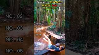 Ranking the FUNNIEST WATER Fails 😂 #shorts #funny #fail