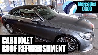 Mercedes C300 Convertible Hood Refurbishment by New Again Auto Reconditioning Centre 61 views 3 months ago 13 minutes, 39 seconds