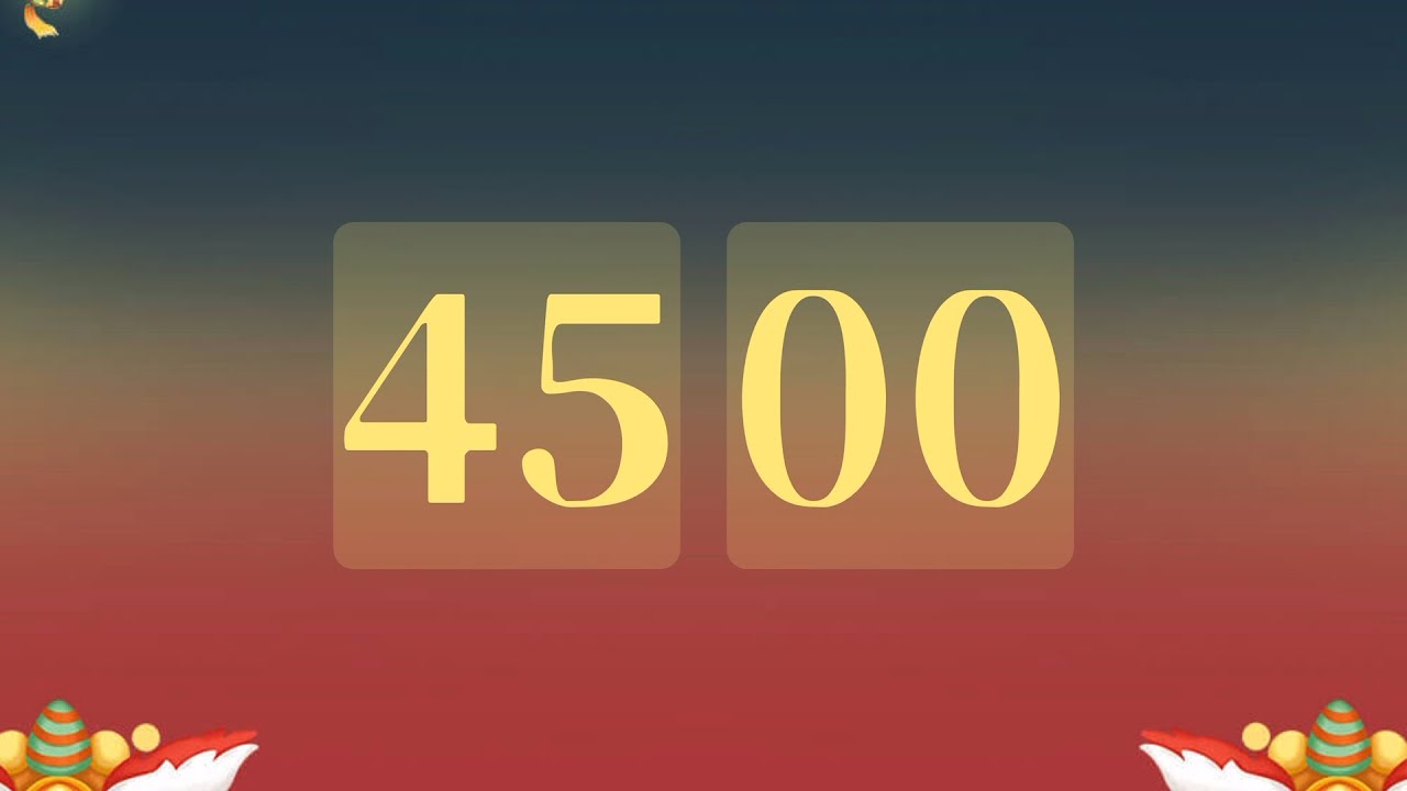 45 minute timing|countdown and timer - YouTube
