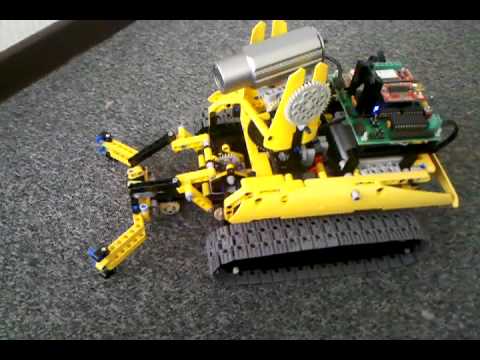 LittleBot Testrun - Lego cam robot running on microcontroller