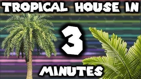 How to make TROPICAL HOUSE like KYGO in 3 minutes | Free FLP