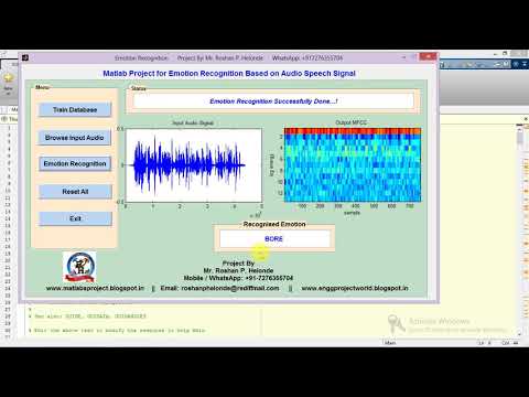 Emotion Detection from Speech Signal Using Matlab Project Code