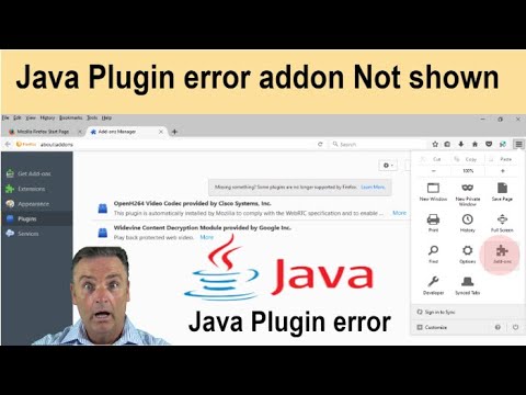 java plugin not showing in Mozilla Firefox