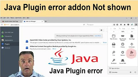 java plugin not showing in Mozilla Firefox