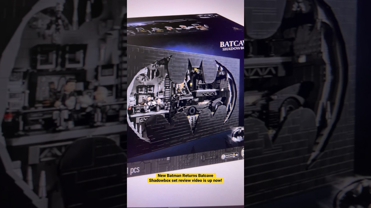 LEGO's Shadow Box Recreates the Batcave from Batman Returns