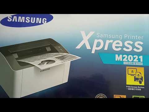 Samsung M2021 Xpress Unboxing&Installation