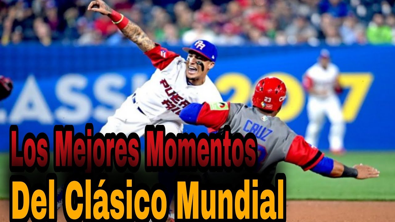 Los mejores momentos en la historia del Clásico Mundial de Béisbol - YouTube