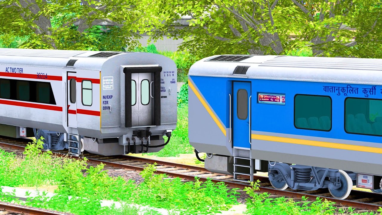 LHB SHATABDI COUBLING LHB BEZEL COACH | BUMPY RAILROAD | Train Simulator | Railworks | NTG GAMING