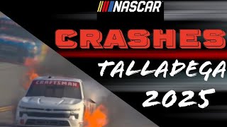 NASCAR CRASHES: Talladega 2025