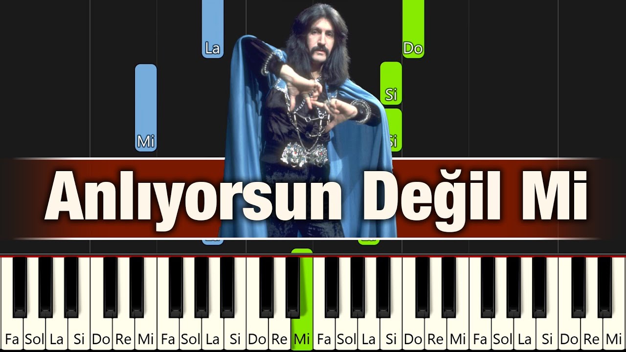 Barış Manço - Anlıyorsun Değil Mi - Kolay Piyano