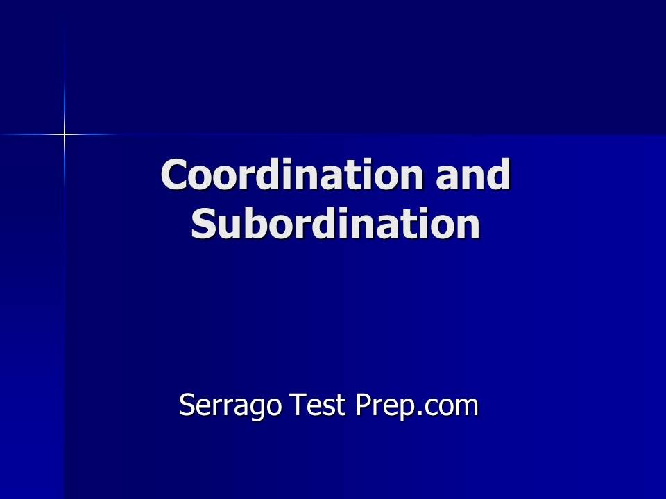 Coordination And Subordination YouTube coordination-and-subordination-youtube