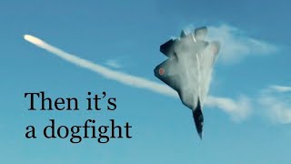 F-14 Vs SU-57 Dogfight (Top Gun: Maverick) screenshot 3