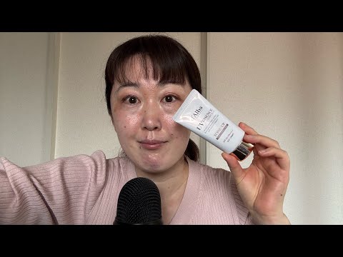 ダルバトーンアップサンクリームピンク🩷ASMR/whispering🩷囁き🩷makeup🩷