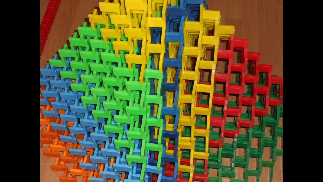 Domino Pyramid - YouTube
