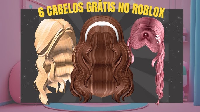 cabelo roblox em 2023  Cabelo castanho liso, Cabelo, Cabelo longo bonito