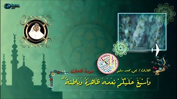 القارئ / يحي محمد سليم ( سورة لقمان )