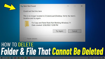 Delete Undeletable Files & Folders | How To Delete folder That Cannot Be deleted On Windows 11/10/7