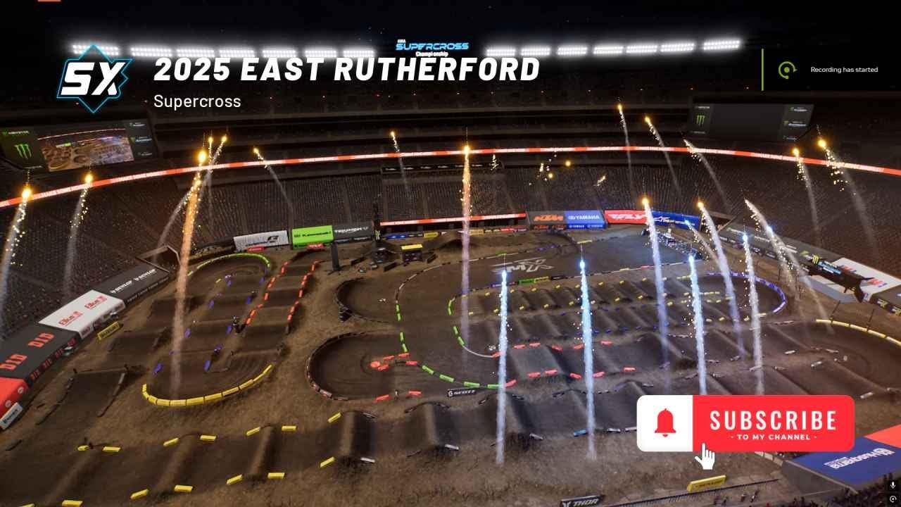 2025 East Rutherford – Honda CRF450 | Supercross Gameplay