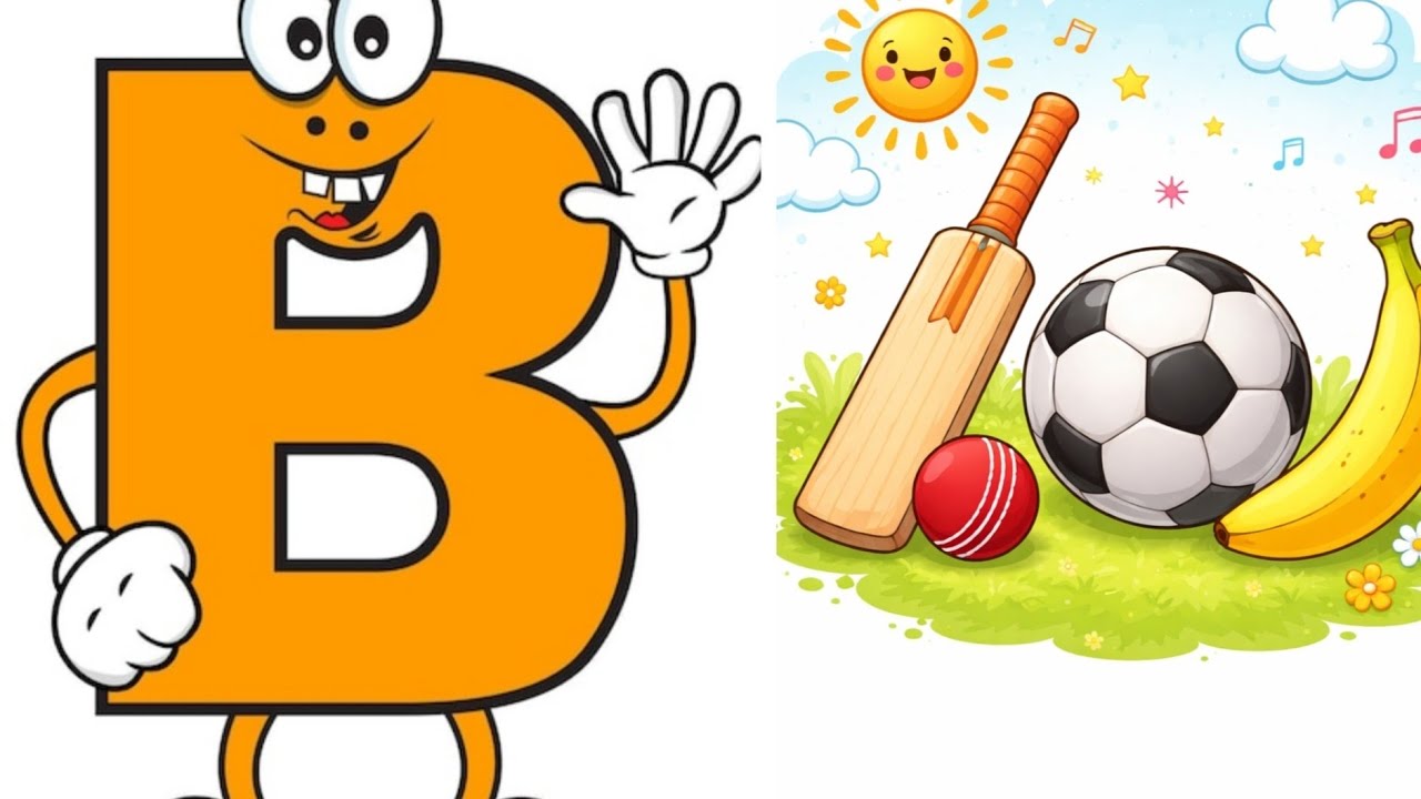 Letter B for Kids | B Says Buh Buh | Phonics & Fun Rhyme 🎵 - YouTube