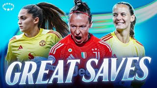 Great Women's Champions League Saves! 🧤