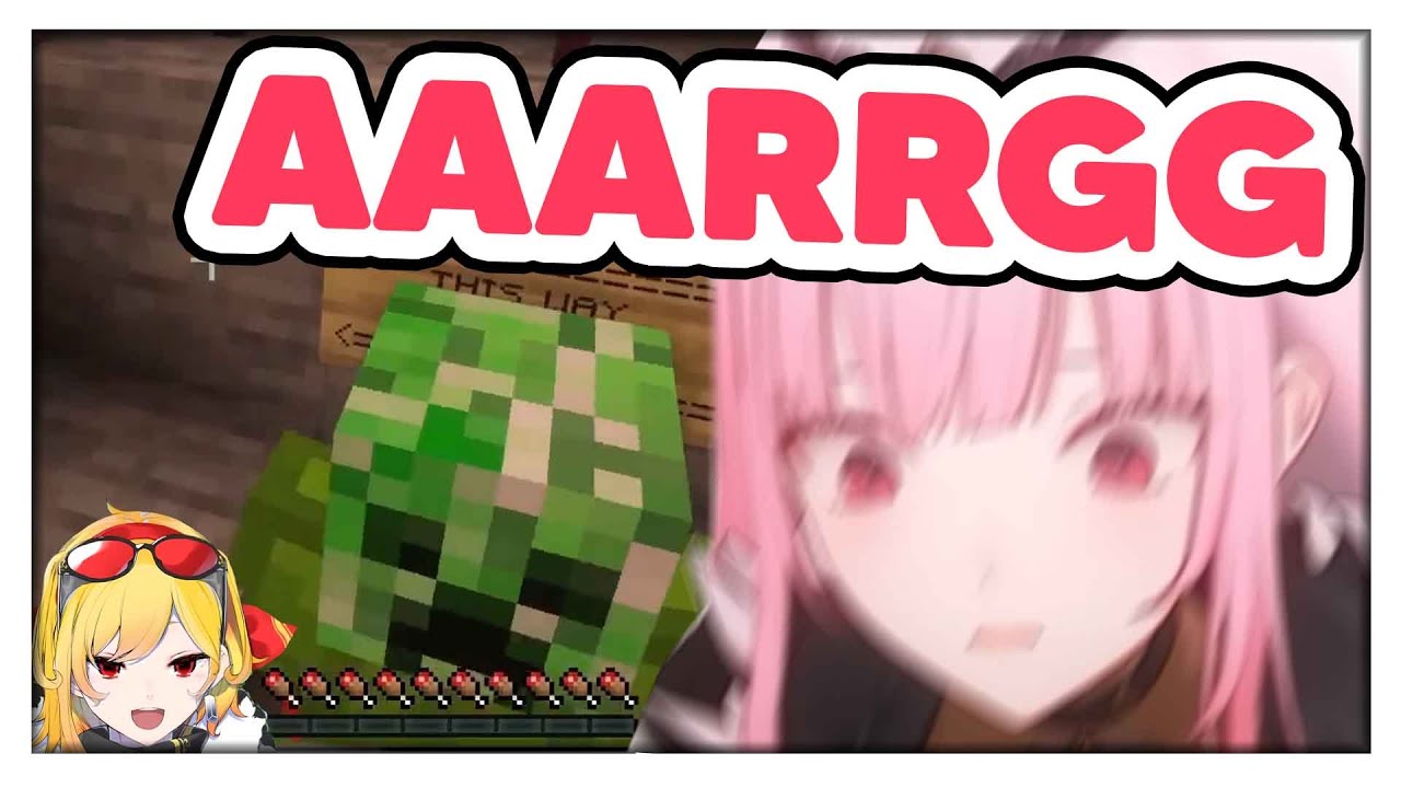 Калли испугалась ловушки Creeper после слов просветления от Kaela