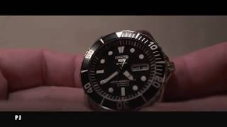 How To Adjust Time, Day, Date on SEIKO 5 Mechanical Watch - YouTube