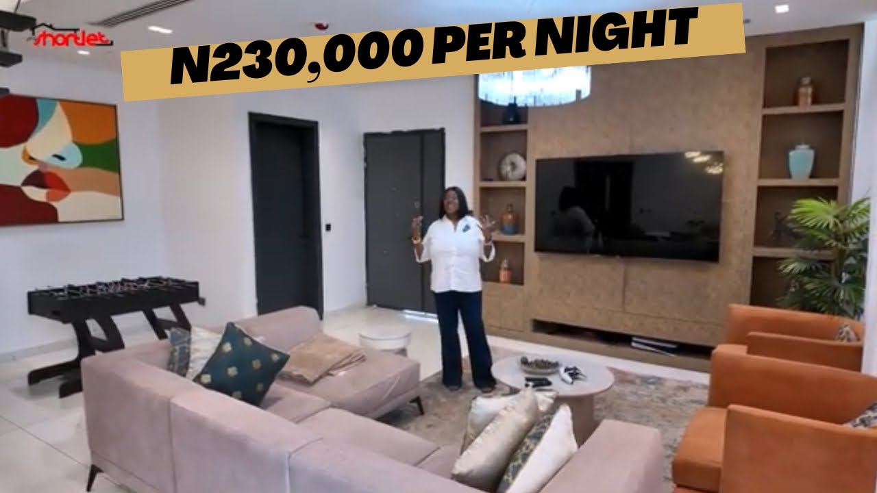 What N230,000 Get YOU in Lagos with 2 Balconies| Gym | Pool | Airbnb in Lekki 