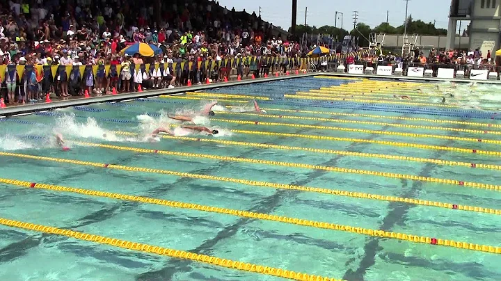 2014 USMS 100 Fr Nathan Adrian at the Santa Clara Swim Club 41.13