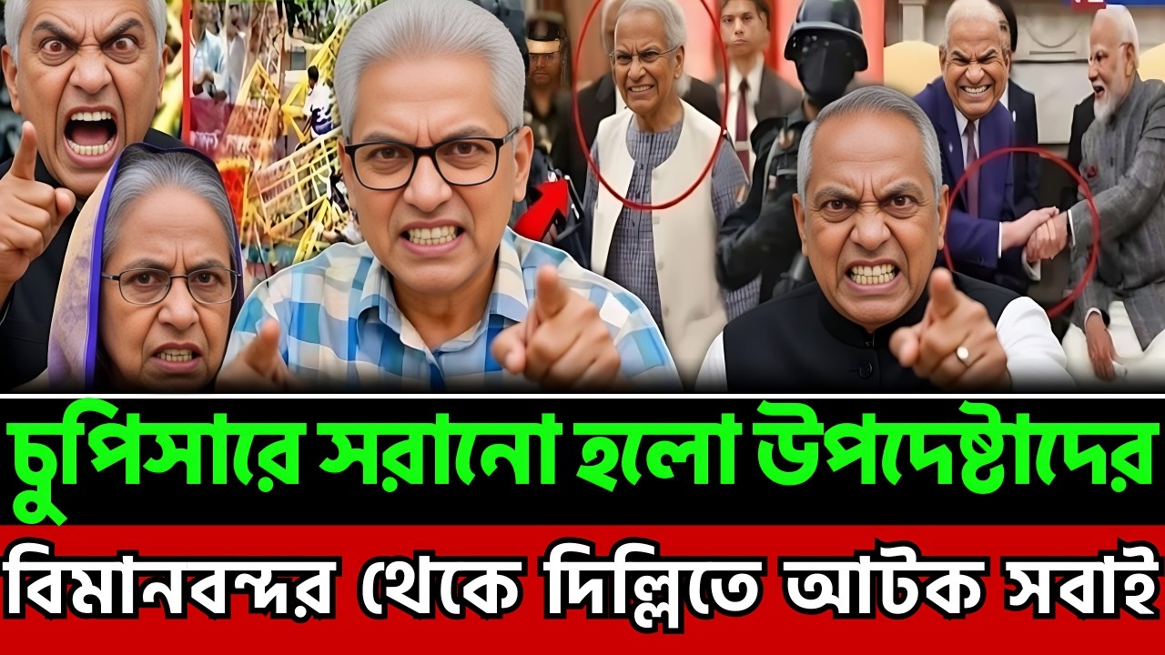 চুপিসারে সরানো হলো উপদেষ্টাদের | বিমানবন্দর থেকে দিল্লিতে আটক সবাই । Masud Kamal | Today Talk Show