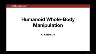 WCBM @ RSS 2026 - Karen Liu (Stanford)