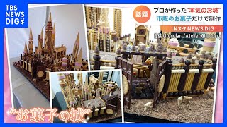 「子どもの頃の夢みたいなもの」チョコレート一筋！プロのショコラティエが本気で作った“お菓子の城”がスゴいと話題｜TBS NEWS DIG