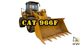 CAT 966F wheel loader display