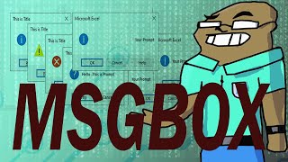 Celebrity Msgbox y todos los tipos que existen en Excel VBA Profile