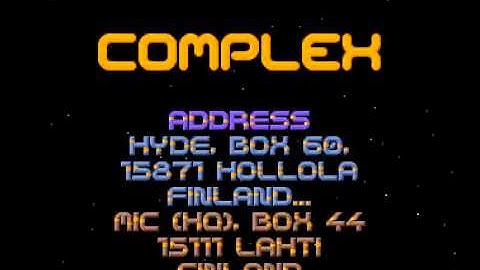 suxx forever intro by complex for Amiga