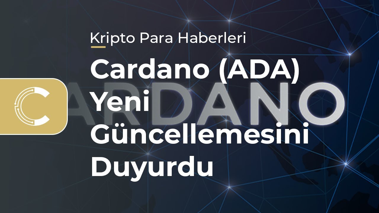 Cardano (ADA) Yeni Güncellemesini Duyurdu - YouTube
