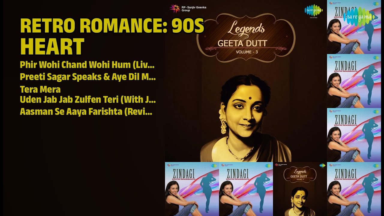 प्यार भरे नब्बे के दशक | Lata Mangeshkar Songs | Phir Wohi Chand Wohi Hum Live  Film  Baarish