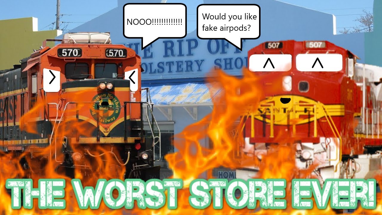 The Worst Store Ever! A funny animated train video YouTube