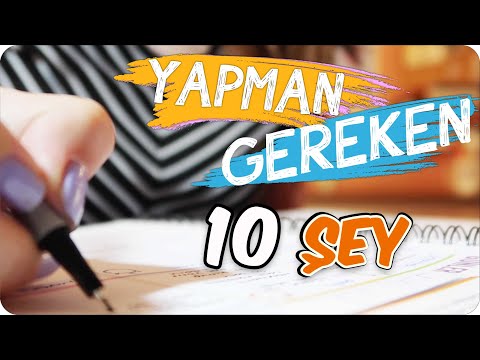 OKULA DÖNMEDEN YAPMAN GEREKEN 10 ŞEY ✔