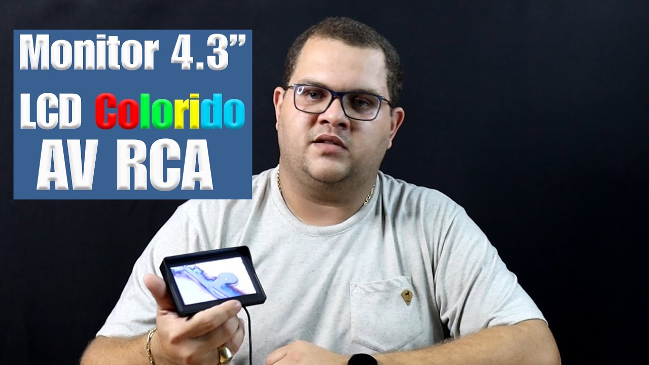 Tutorial de Como Instalar Monitor LCD 4.3" Colorido AV RCA - YouTube